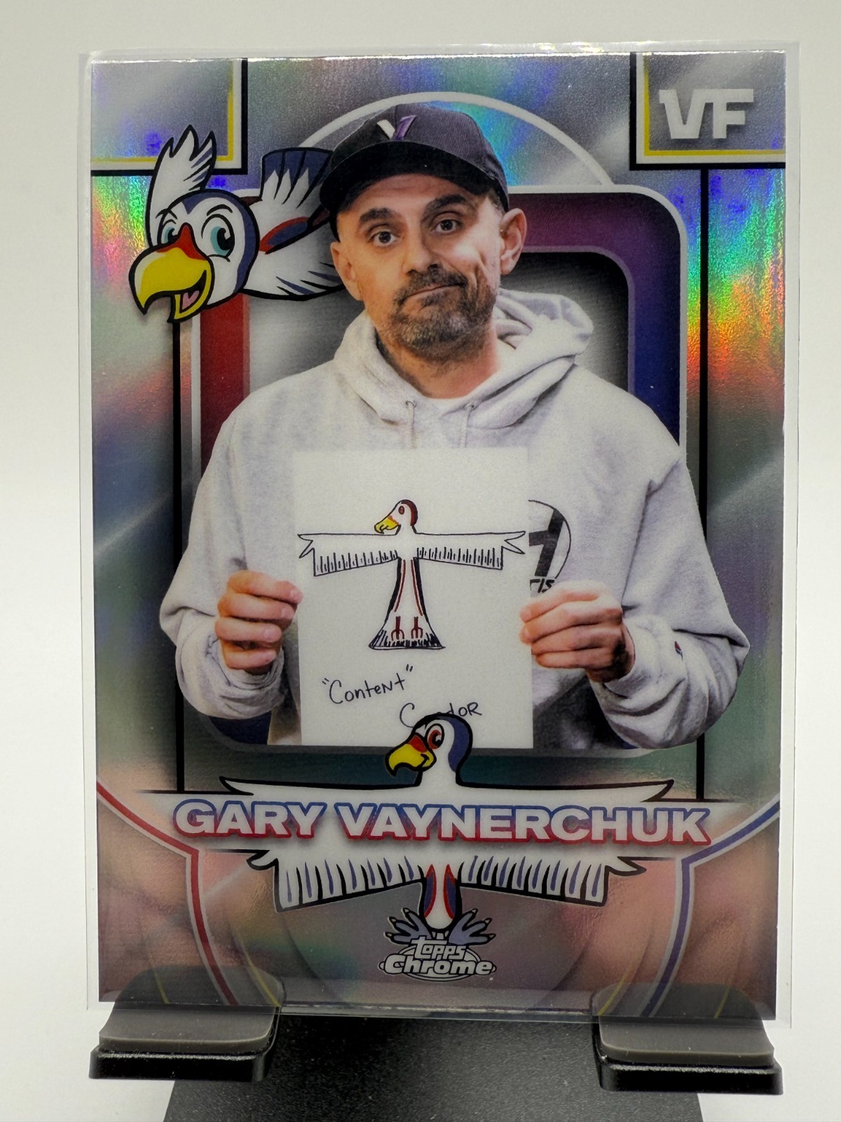 Gary Vaynerchuk 2026 Topps Chrome VeeFriends #CC-GV Content Condors