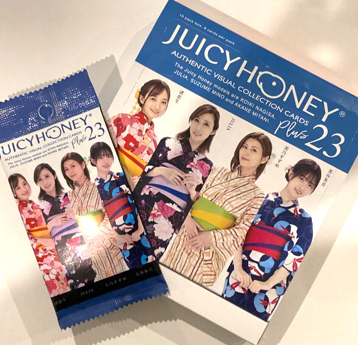 JUICY HONEY PLUS 23 Trading Card 1 pack new Bikini JAPANESE AV IDOL 6 pieces