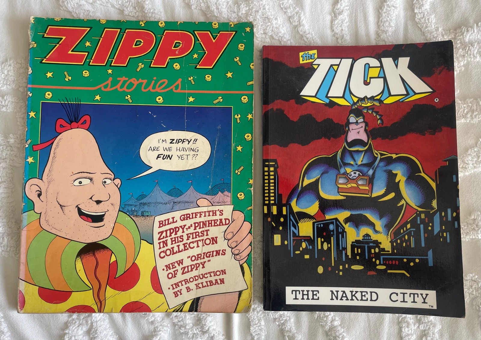 Zippy Stories, The Tick & Cow Bonanza: The Naked City Softcover Graphic Novels