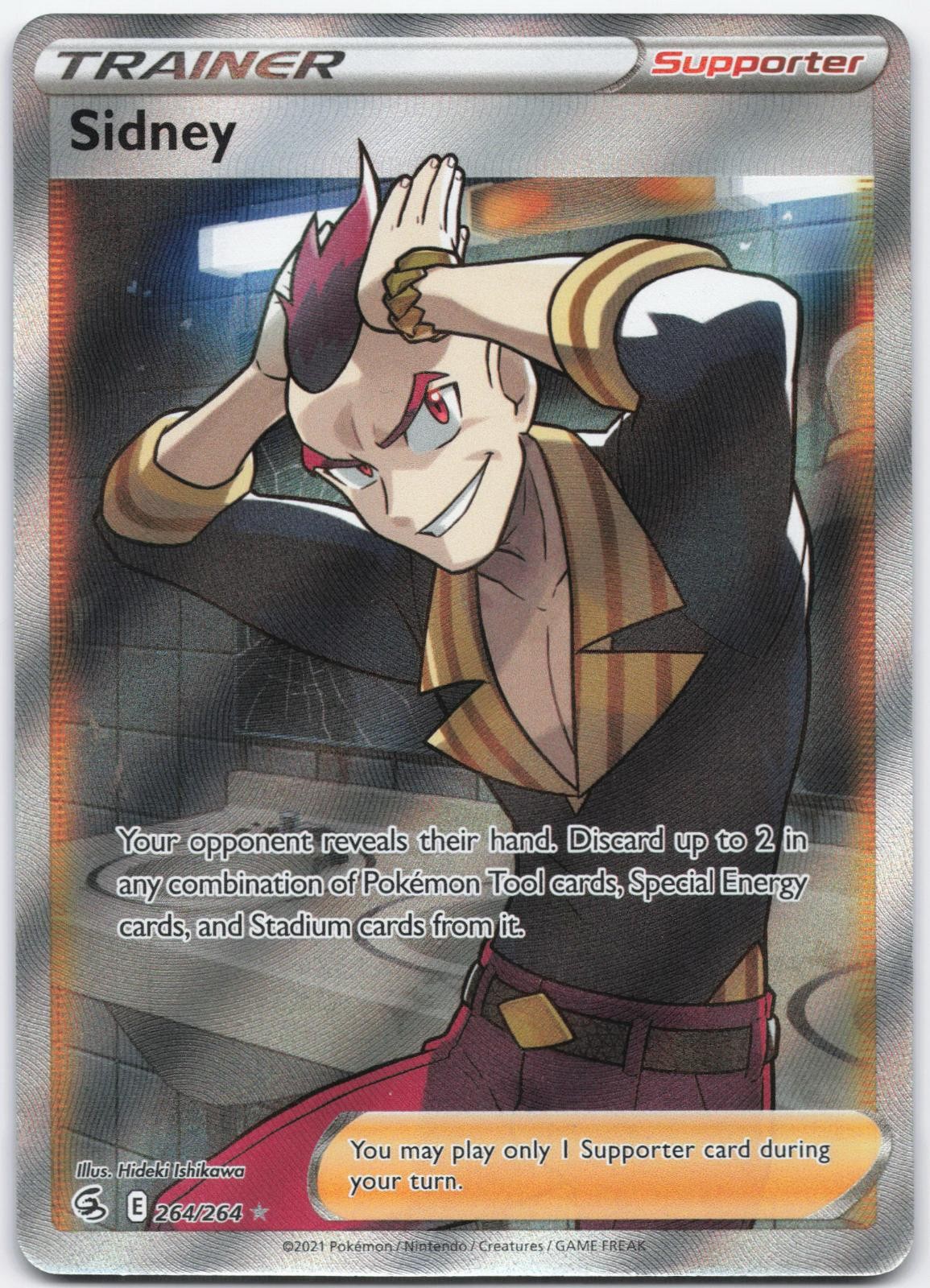 Sidney 264/264 Ultra Rare Fusion Strike Pokemon Lightly Played
