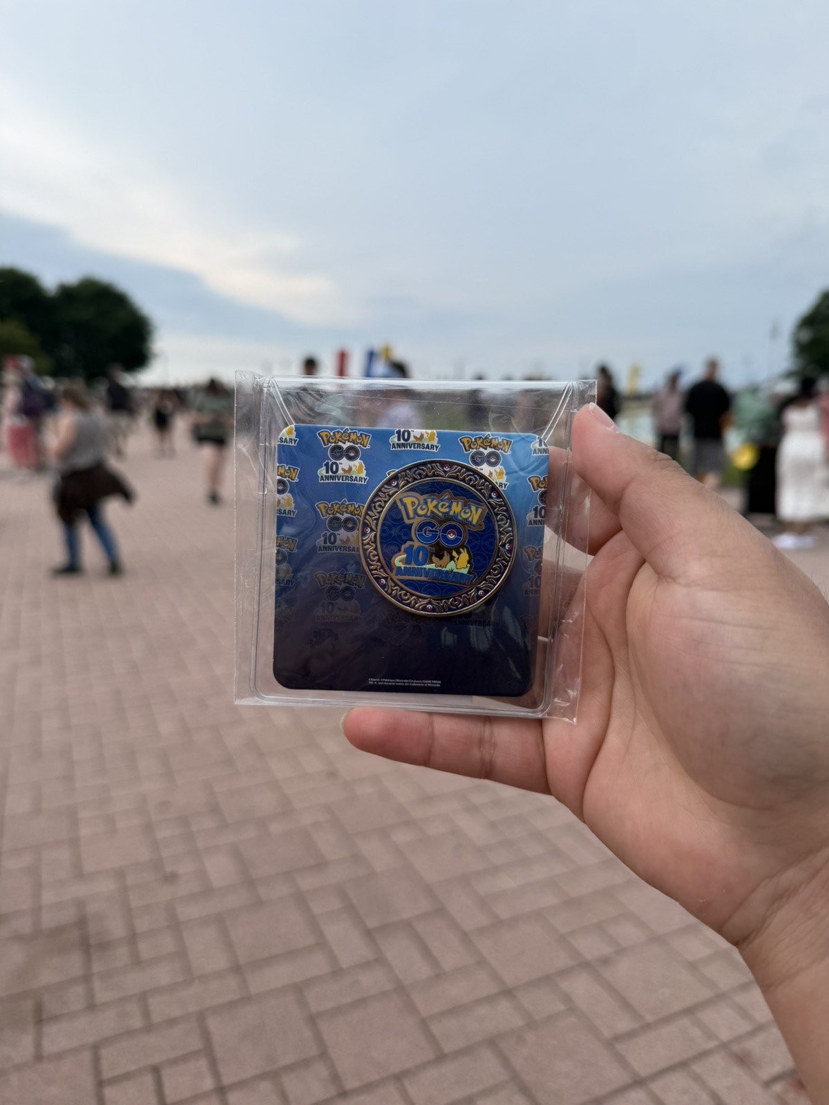 Pokémon Go Fest 10 Year Anniversary Metal Challenge Coin Eevee Pikachu RARE 🔥🔥