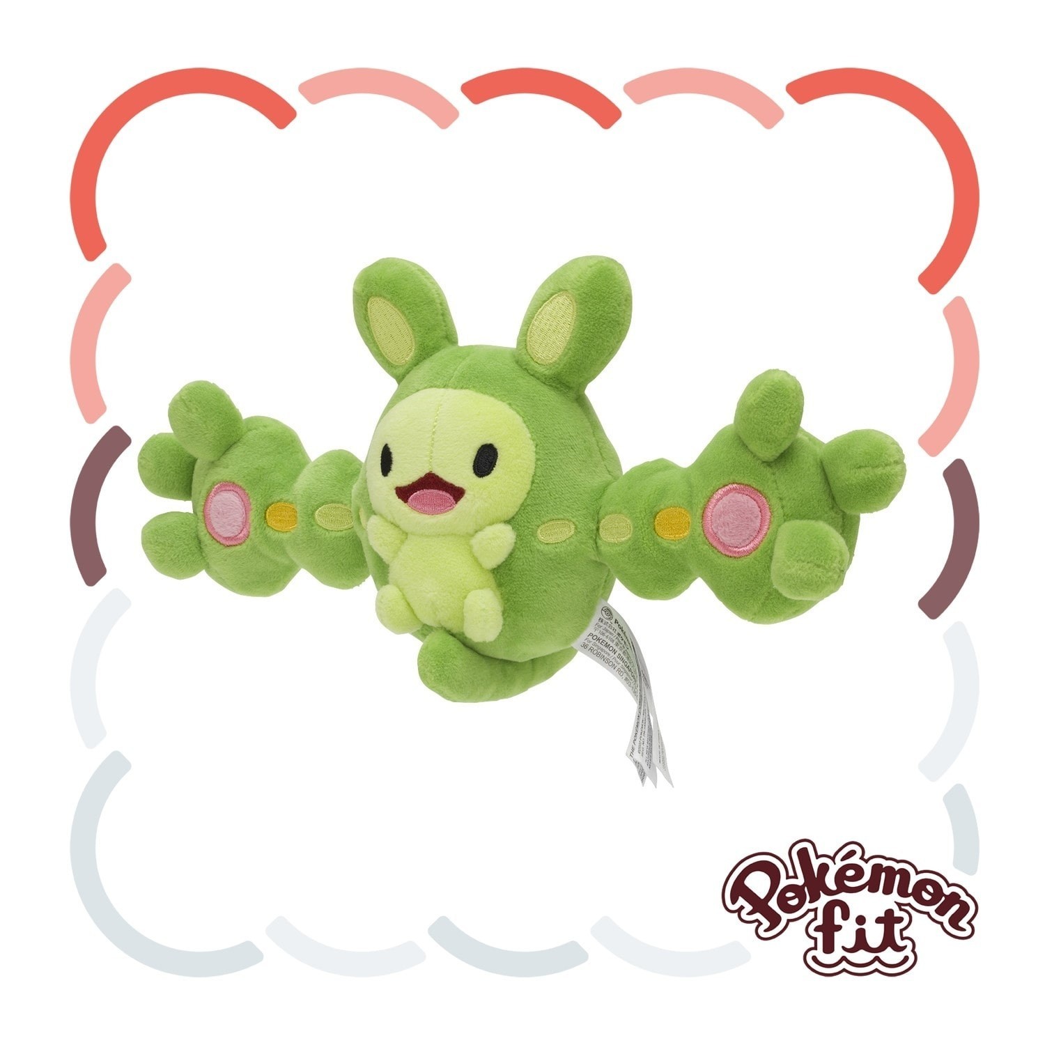Pokémon Center Original Reuniclus 579 Pokémon fit Plush Sitting Cuties NEW Japan