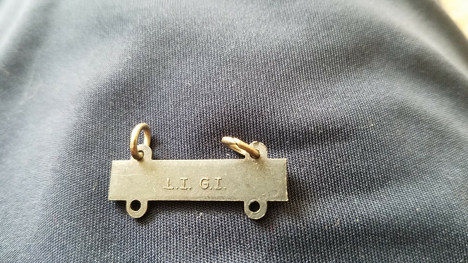 US ARMY MACHINE GUN QUALIFICATION BAR; Black and Silver