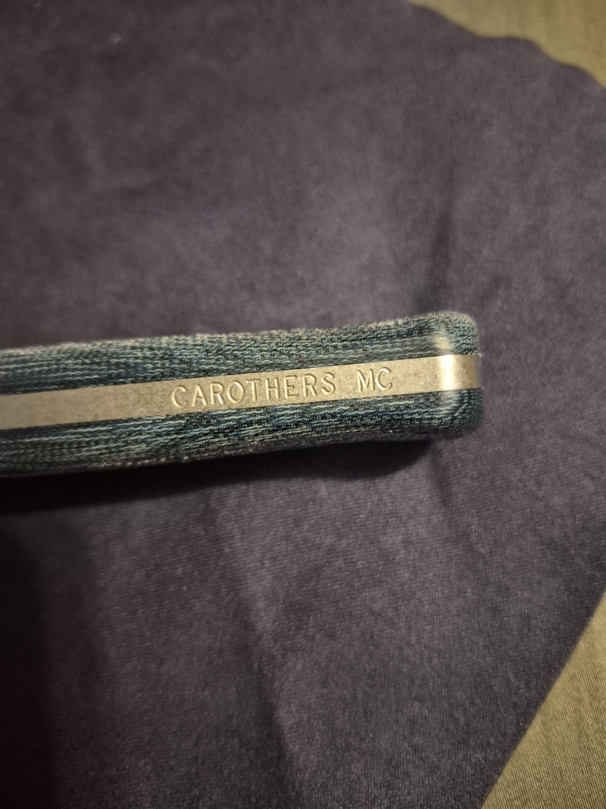 * CAROTHERS PERFORMANCE KNIVES * BASIC FIELD KNIFE * MAGNACUT * BLUE MICARTA *