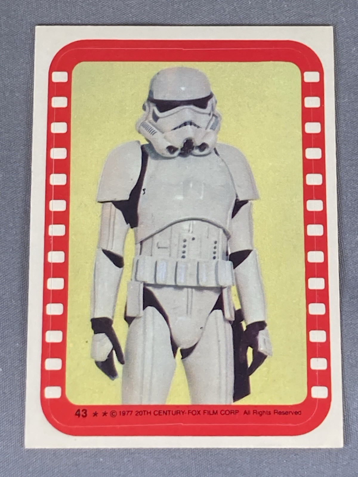 Star Wars Topps SERIES 4 🟢🔴⚫️🌑 1977 “Green” COMPLETE Sticker Set (11);#34-#44