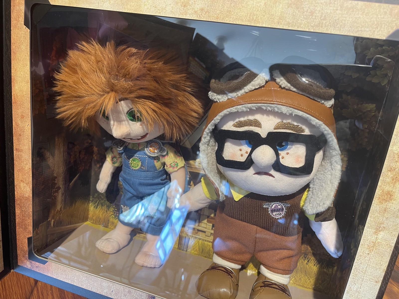 Disney Pixar Up Carl Fredricksen & Ellie Plush Set LE 300 D23 Expo 2019 NEW