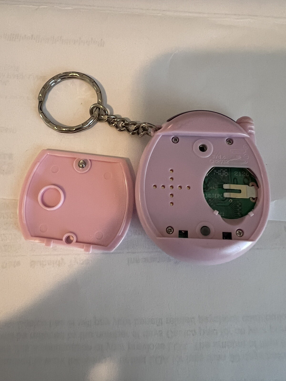 TAMAGOTCHI CONNECTION Working/Tested/New Battery Baby Pink Bows Very Clean
