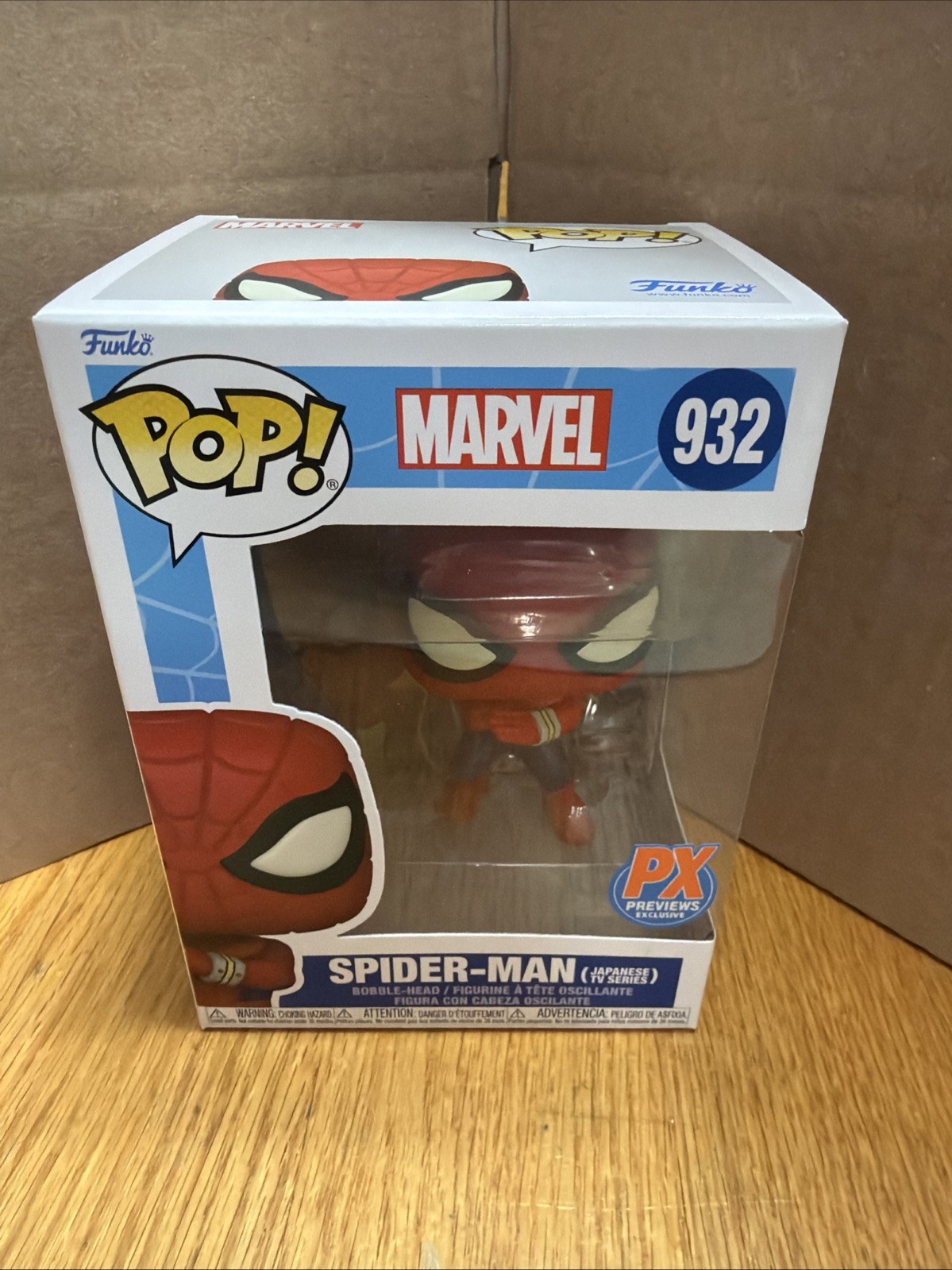 Funko Pop! MARVEL Spider-Man (Japanese TV Series) 932 PX Previews Exclusive