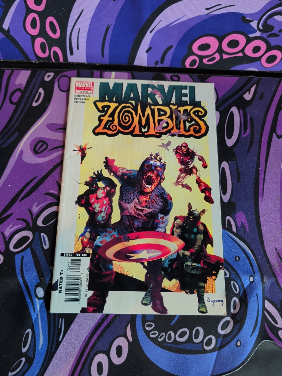 Marvel Zombies (2005) #2 Suydam Avengers Homage Cover Marvel Comics Mcu Disney