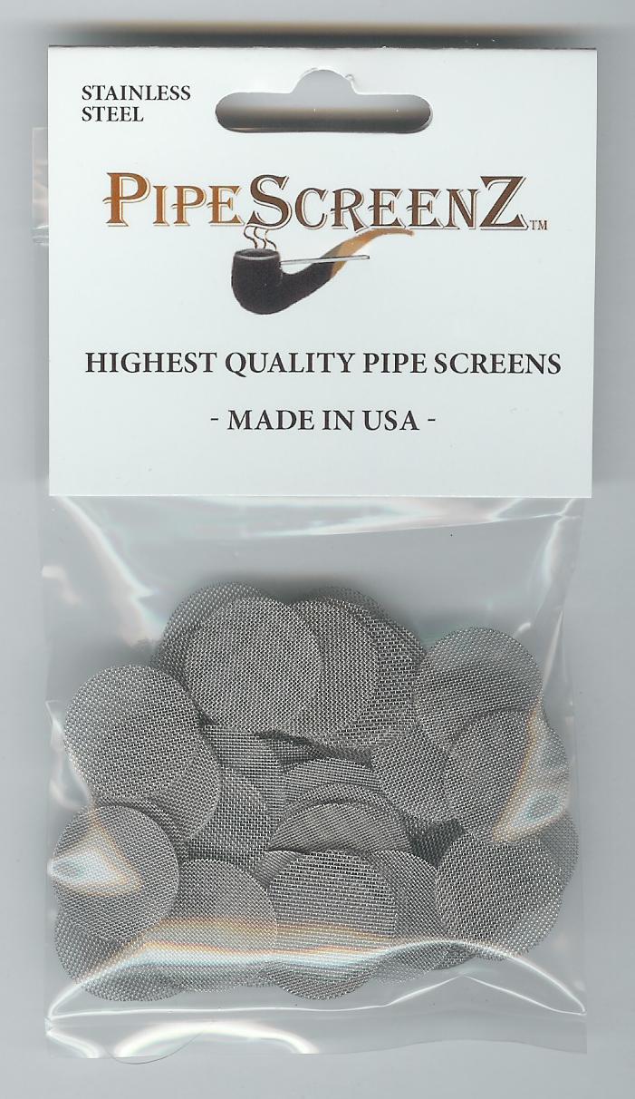 (3/4″) 100+ Count Stainless Steel Pipe Screens 0.750″ (19.05 mm) Made in USA!
