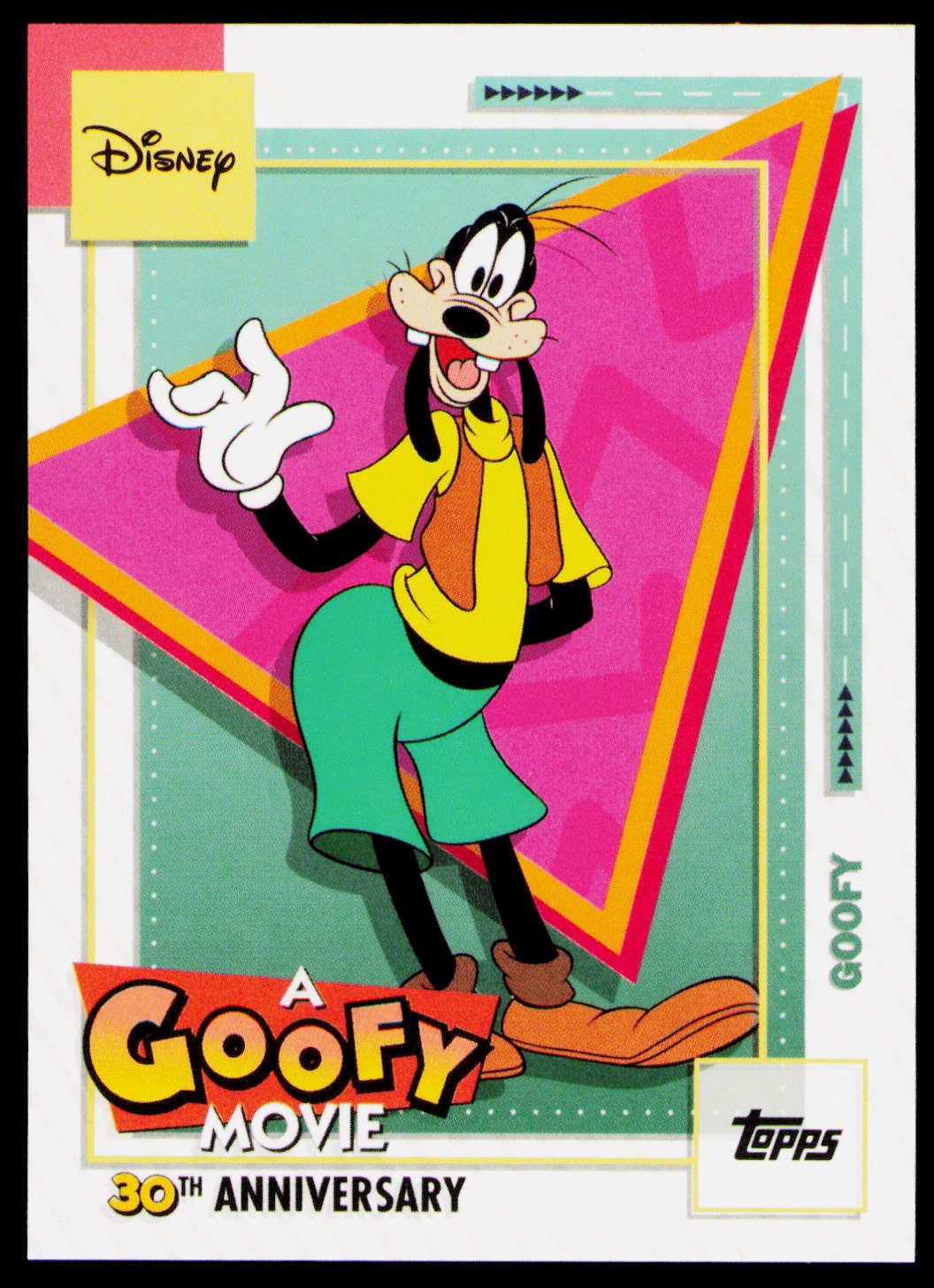 2026 Topps Disney Neon Goofy A Goofy Movie #AGM-1