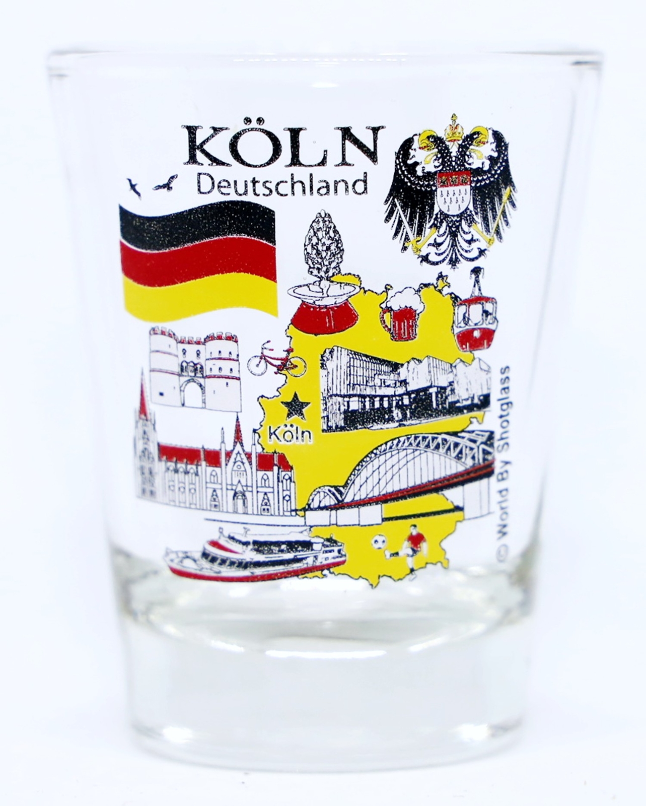 COLOGNE KÖLN GERMANY GREAT GERMAN CITIES COLLECTION SHOT GLASS SHOTGLASS