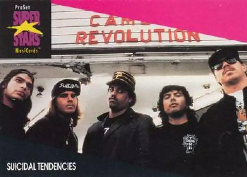1991 PRO-SET MUSIC SUPER STARS MusiCards Trading Card #241 – SUICIDAL TENDENCIES
