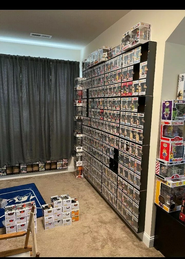 Funko Pop display case by Mk Kubbies TWO PACK… holds 24 Pops!