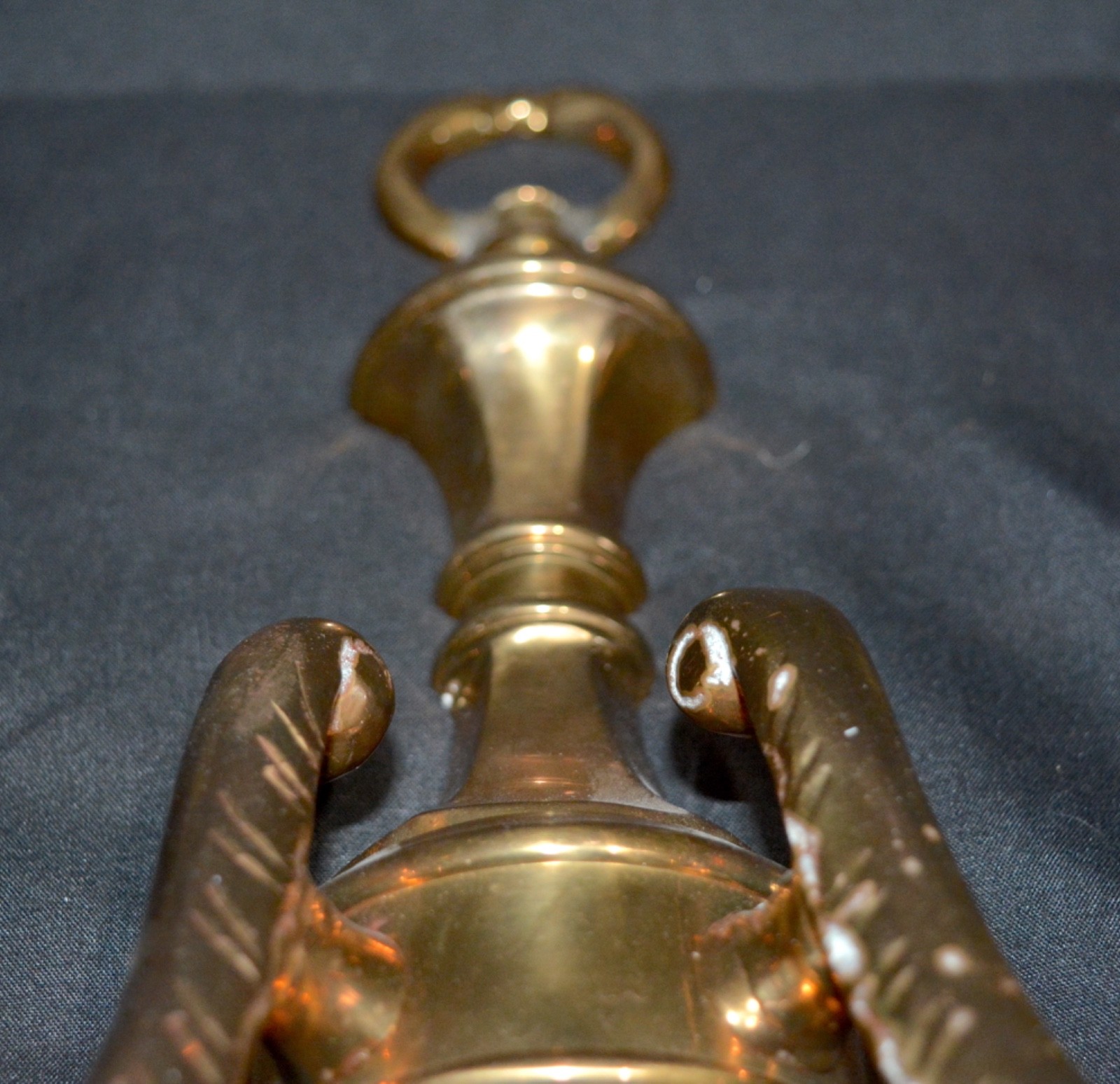 Vintage Solid Brass 2 Arm Wall Sconce Candle Holder SET by Decorative Crafts Inc
