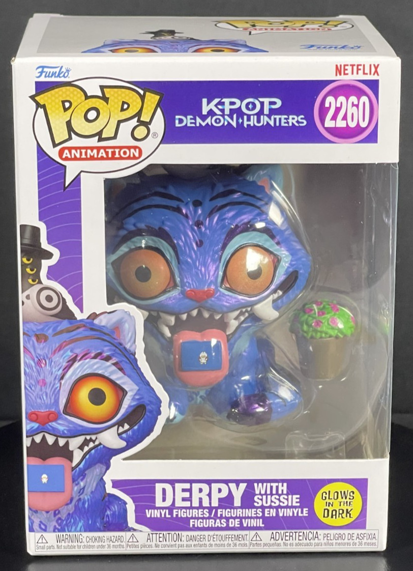 Funko POP! Anime: K-Pop Demon Hunters – Derpy with Sussie #2260 Glow in the Dark