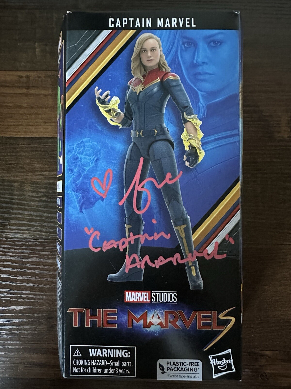 Marvel Legends Ms. Marvel Action Figure – Signed by Brie Larson