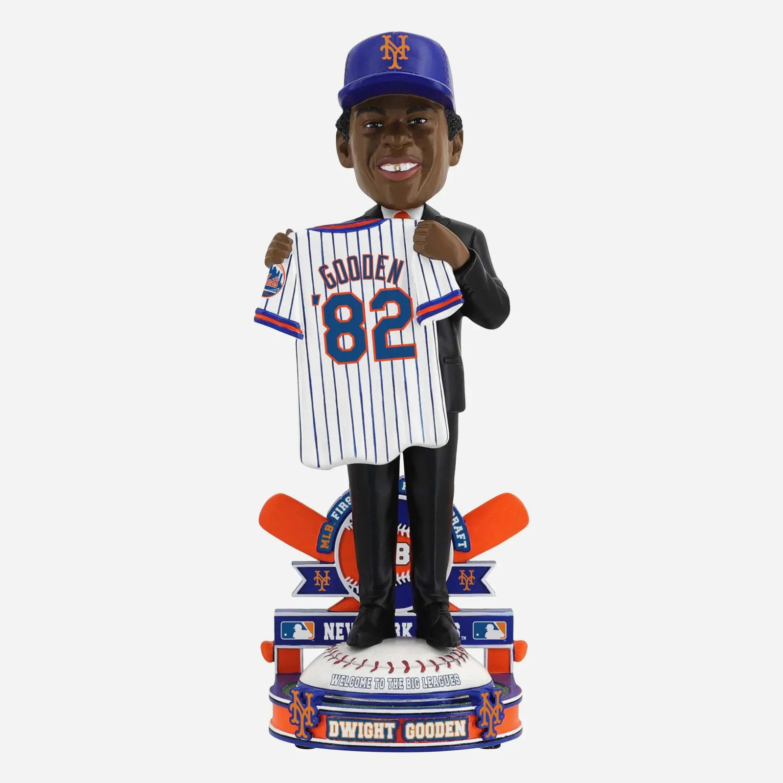 Dwight Gooden New York Mets 1982 MLB Draft Pick Bobblehead MLB