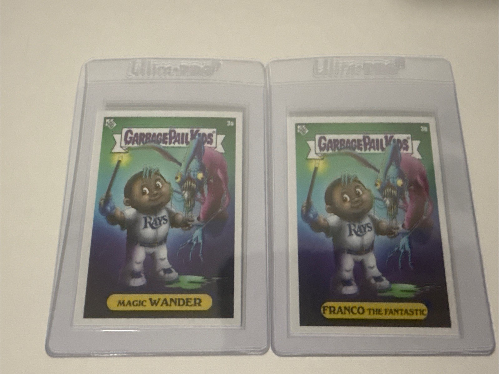 Garbage Pail Kids 2022 GPK x MLB S2 Alex Pardee 3a And 3b Wander Franco