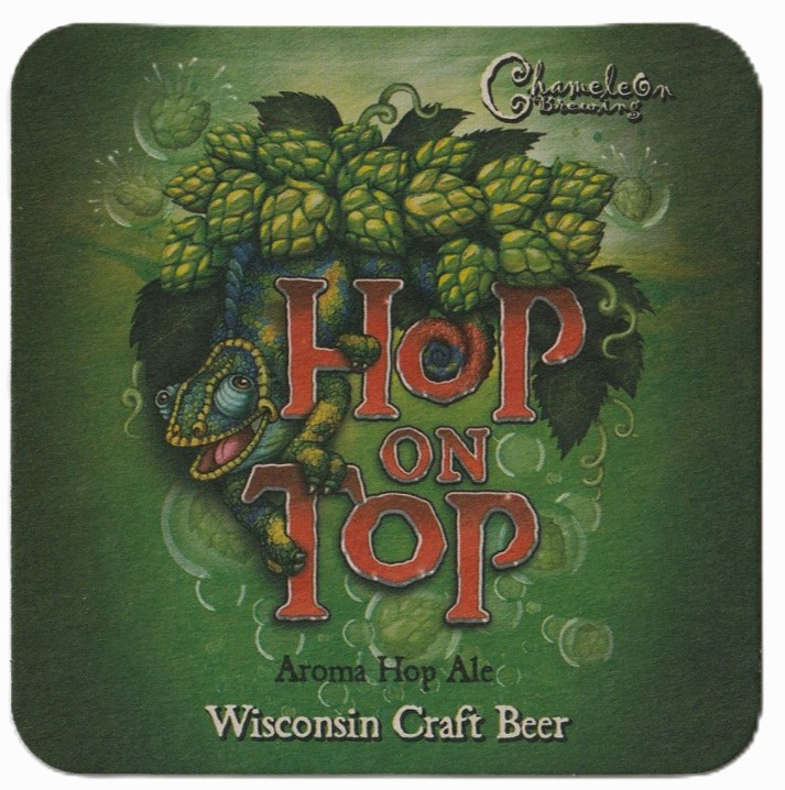 Sprecher Brewing / Chameleon Brewing Co Beer Coaster Glendale WI