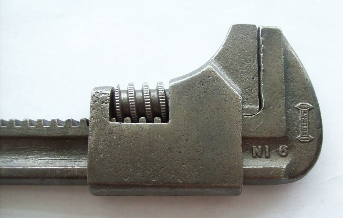 Vtg Lakeside Forge Co 9 in auto / monkey wrench, Erie PA