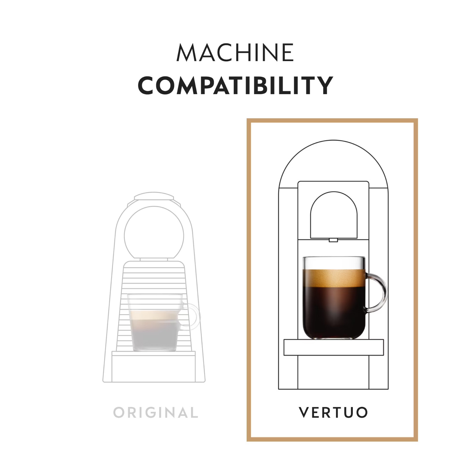 Nespresso Capsules Vertuo, Stormio, Dark Roast Coffee, 30-Count Coffee Pods