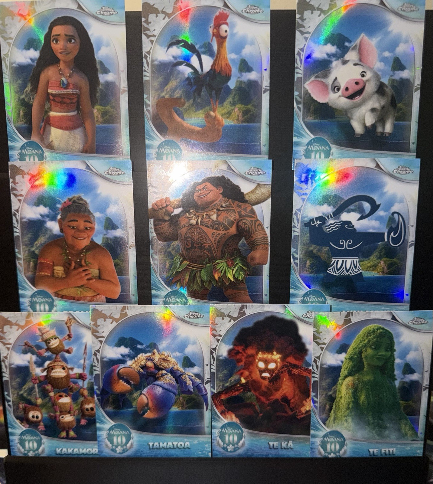 2026 Topps Chrome Disney Moana 10th Anniversary Insert Pick 1 Complete your set