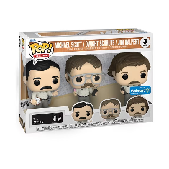 Funko POP! The Office 3-Pack Utica Prank Walmart Exclusive