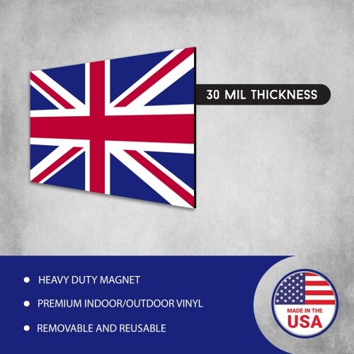 British Flag Car Magnet Decal 4 x 6 Heavy Duty for Car Truck SUV