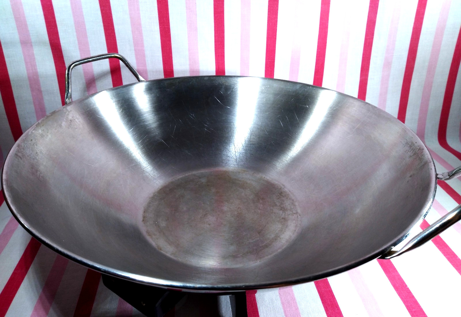 Stylish Mid Century Farberware 303 Electric 4pc Flying Saucer 16″ Stainless Wok