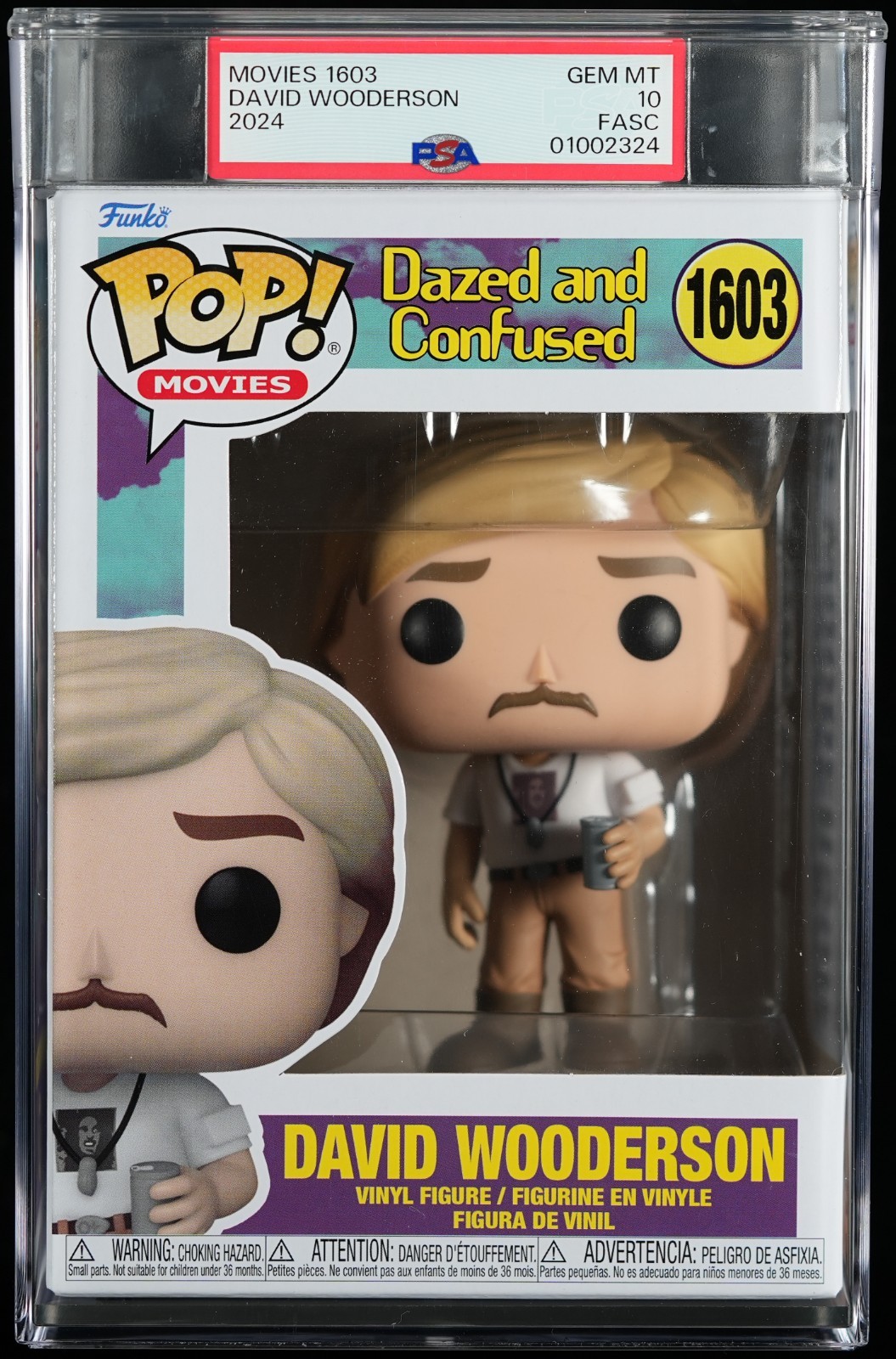 PSA Gem Mint 10 Funko Pop! Movies (Dazed & Confused) David Wooderson 1603