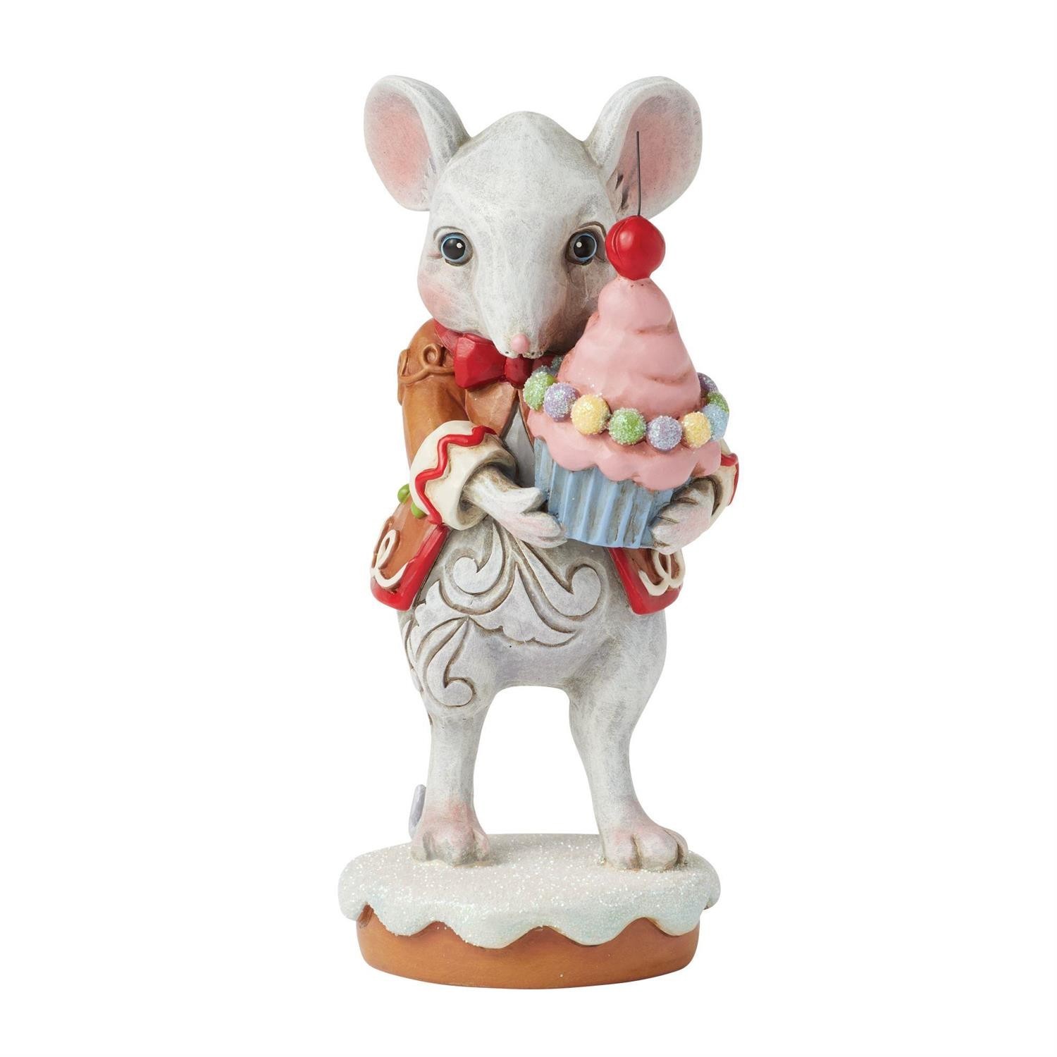 Jim Shore GINGERBREAD MOUSE BOY FIGURINE-HOMEMADE HAPPINESS 6017267 NEW