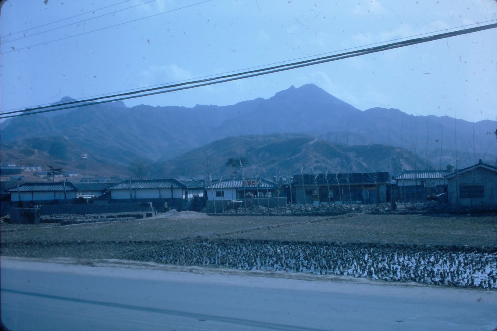 Seoul Uiejongbu Korea Village View 1965 Original 35mm Film Slide