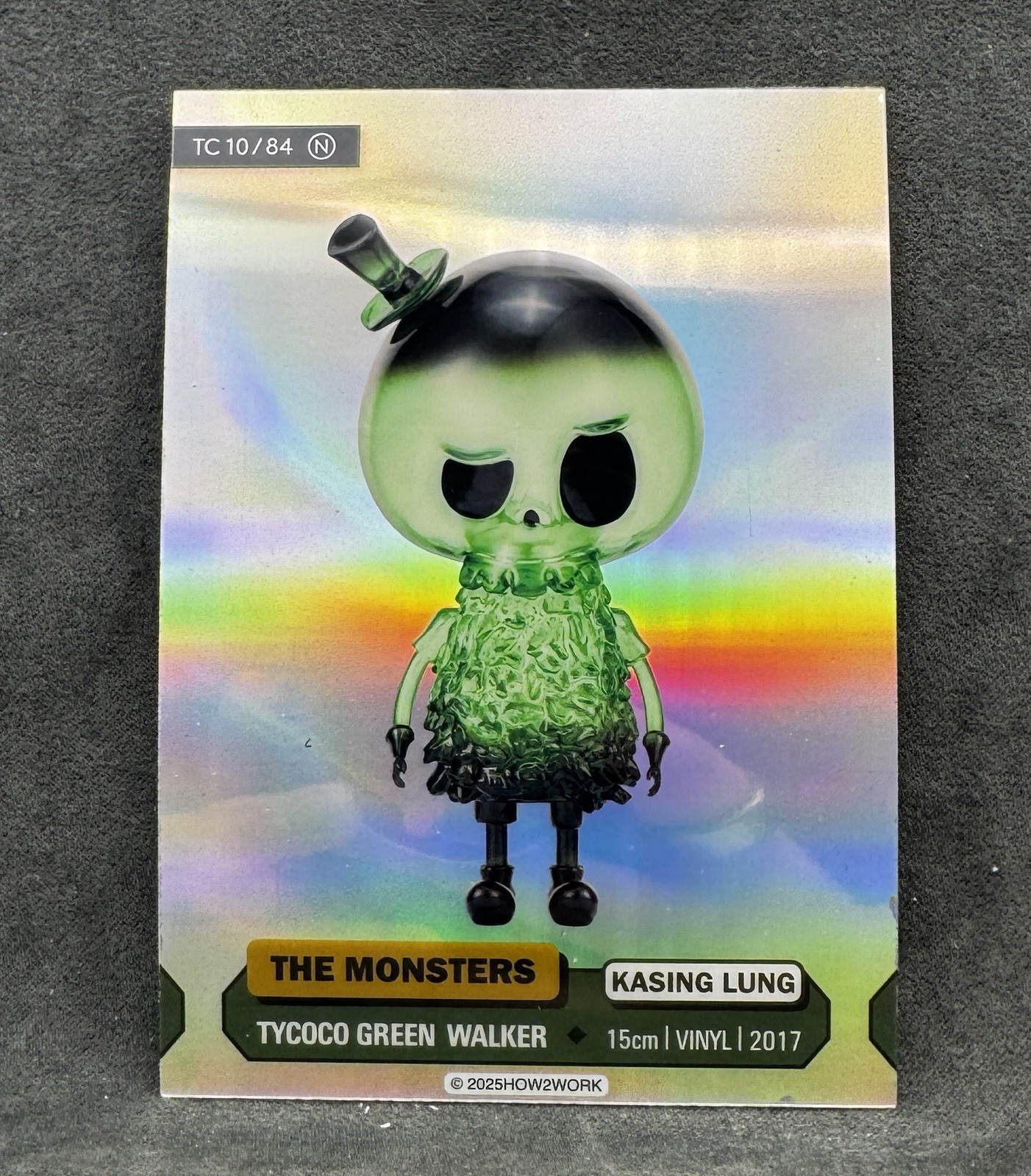 2025 How2Work Chrome THE MONSTERS Series 3 LABUBU Green Walker TC 10/84 N