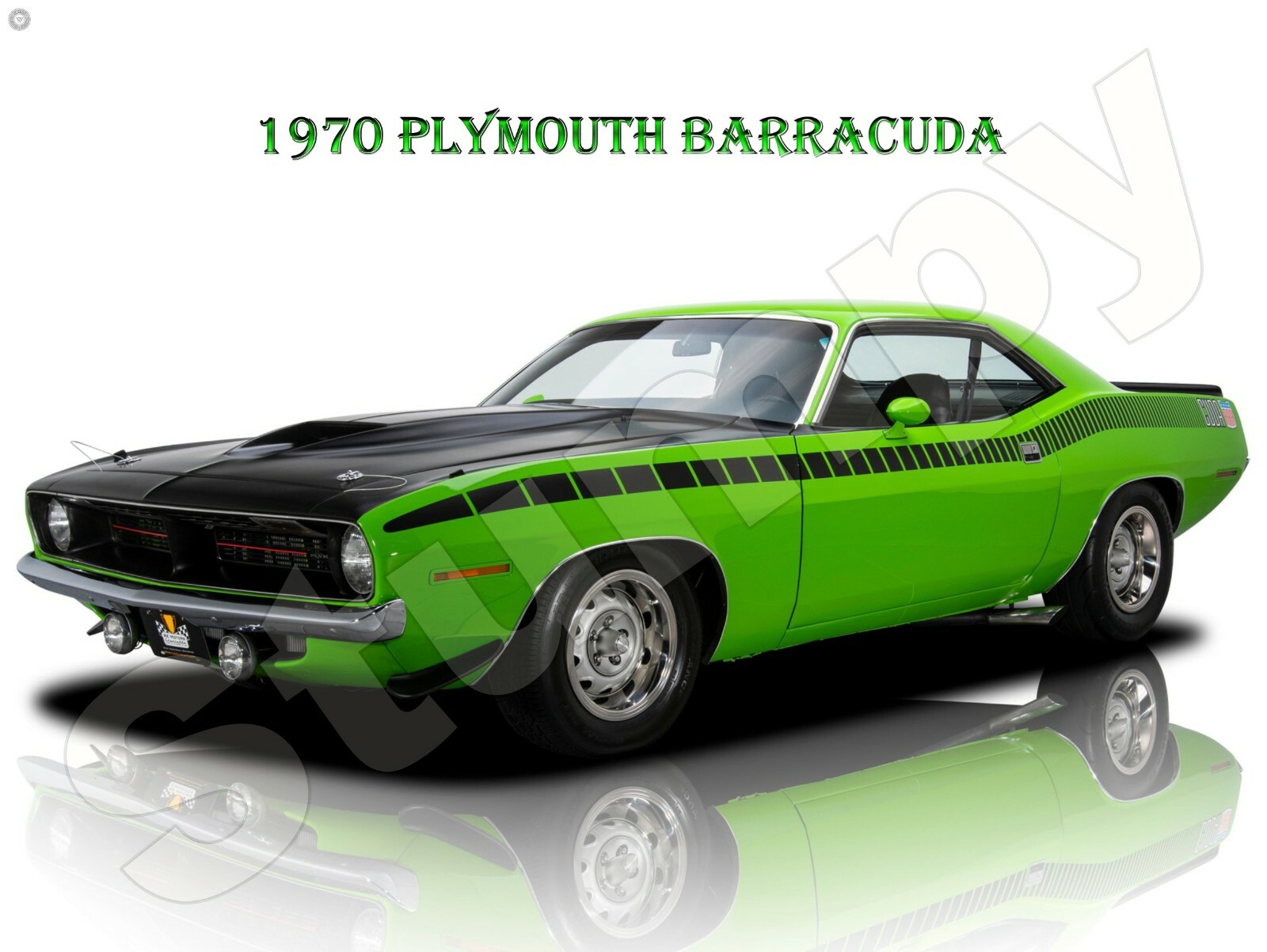 1970 Plymouth Barracuda Metal Sign 9″ x 12″ or 12″ x 16″