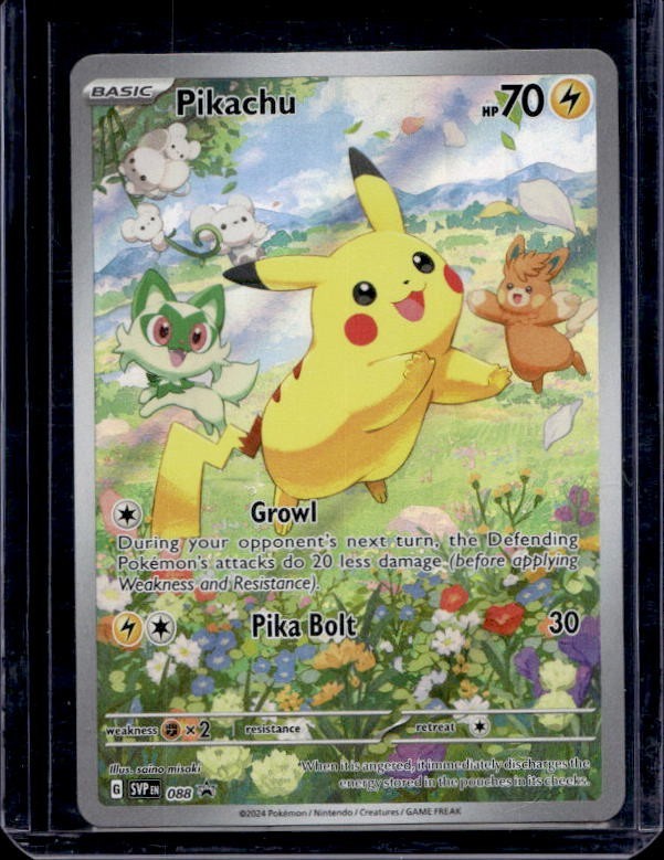 Pokémon TCG Pikachu Paldea Adventure Chest SVP 088 Black Star Promo