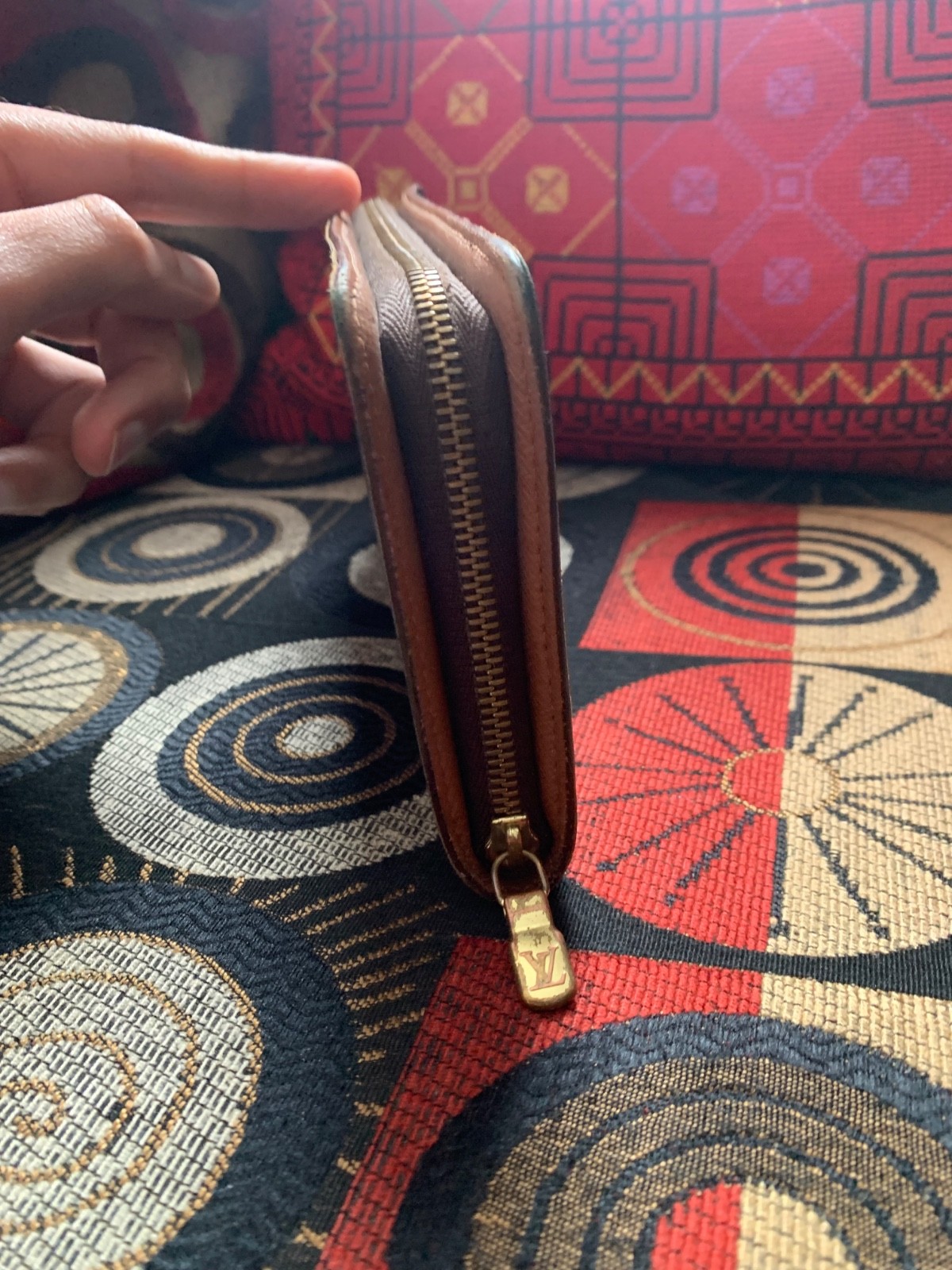 Authentic Louis Vuitton Monogram Porte Monnaie Zippy Long Wallet!
