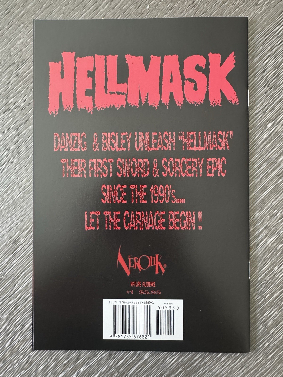 Hellmask #1 VF 2024 Danzig & Bisley