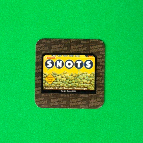 2021 Wacky Packages 2nd Series “SNOTS” MINIS 3D” MINI Sticker