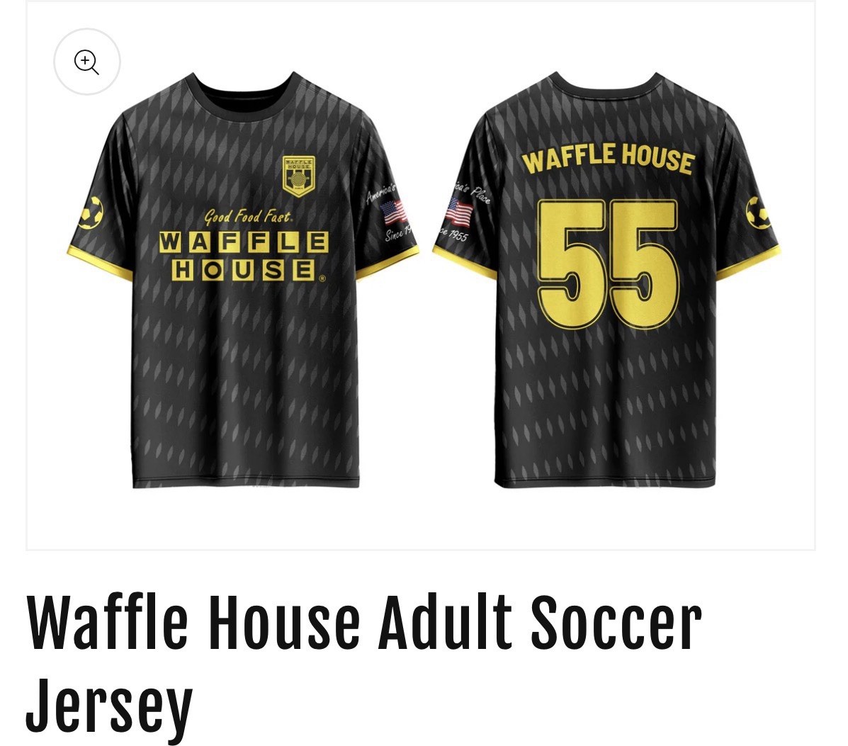 Waffle House World Cup Exclusive Atlanta Pop Up Limited Edition New soccer SMALL