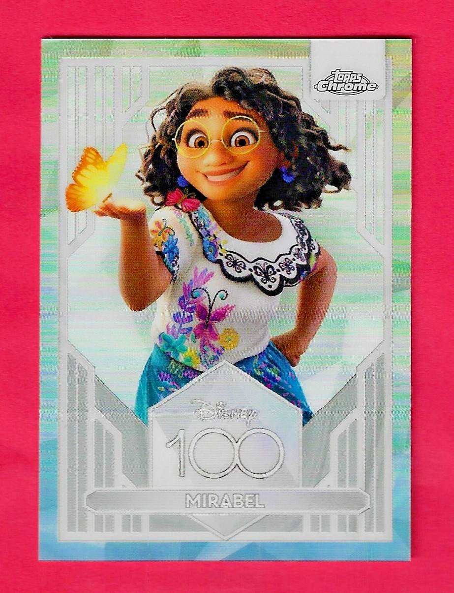 MIRABEL #14 2023 Topps Chrome Disney 100 REFRACTOR “Encanto”
