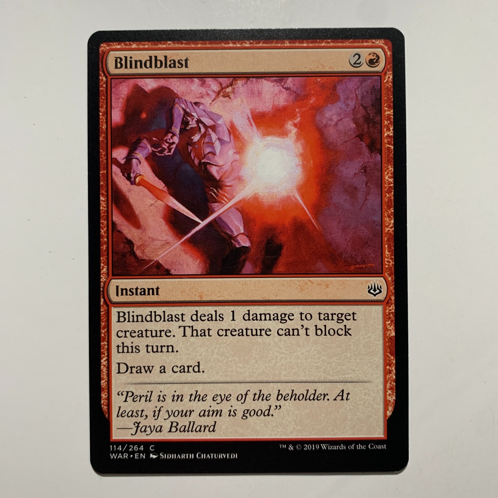 Blindblast – 114/264 – War of the Spark – Magic: The Gathering