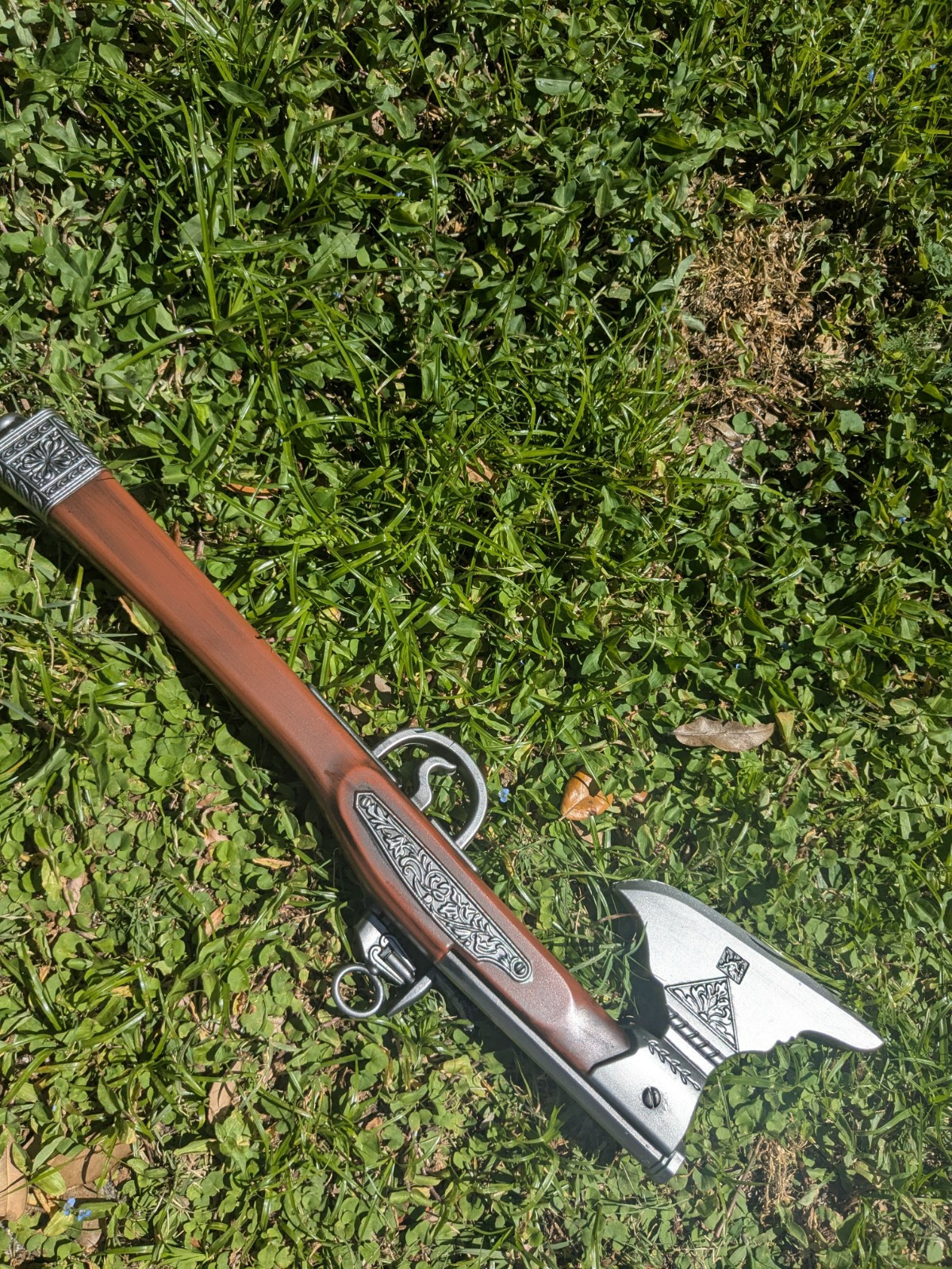 Polyurethane foam medieval Renaissance Pistol Axe