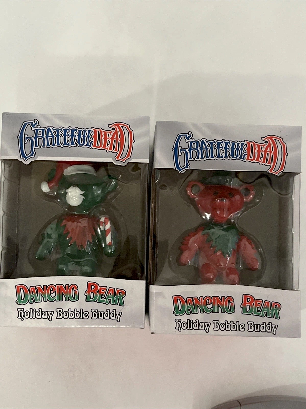Grateful Dead Dancing Bears – Santa & Elf Bobble Buddy Set of 2