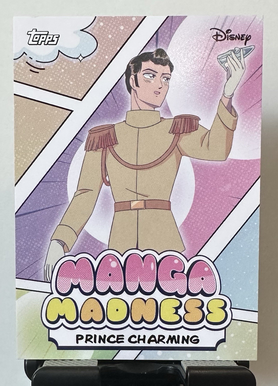 2026 Topps Disney Neon Manga Madness Prince Charming MM-12 Disney Insert