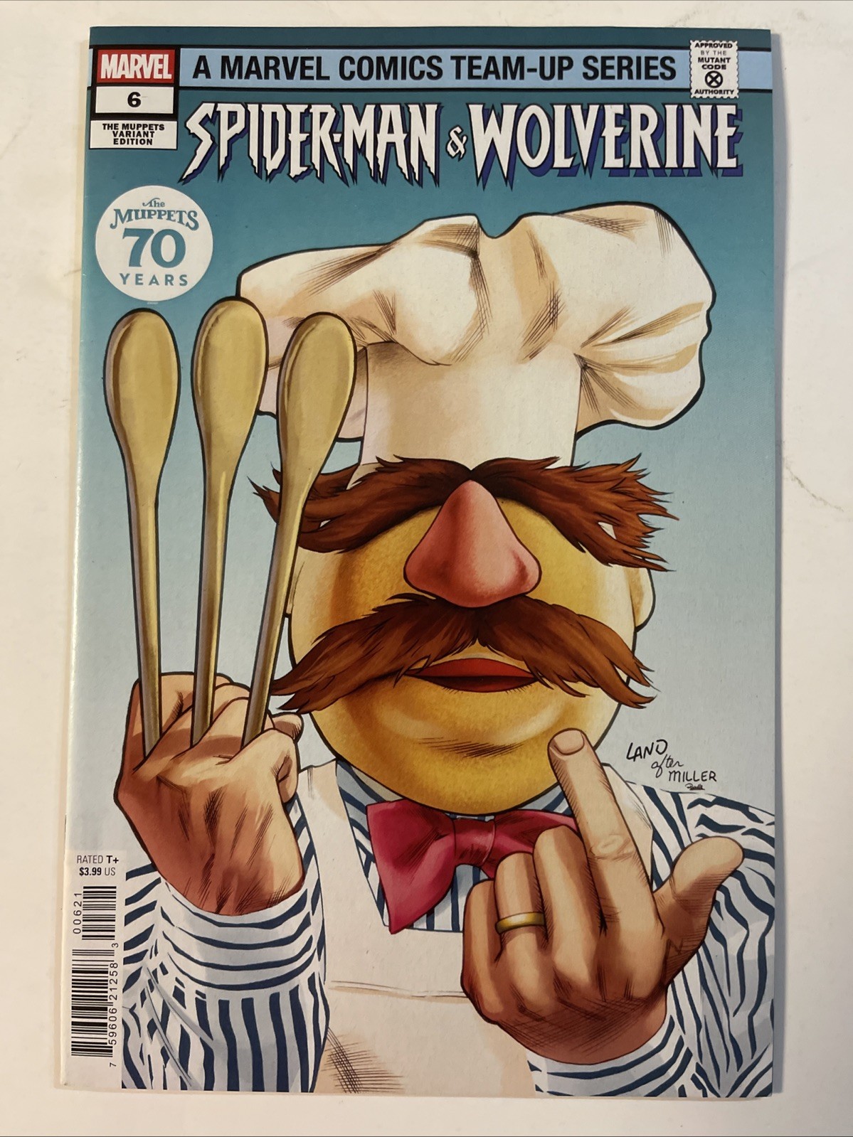 Spider-Man & Wolverine #6 (2025) – Greg Land Muppets 70th Anniversary Variant