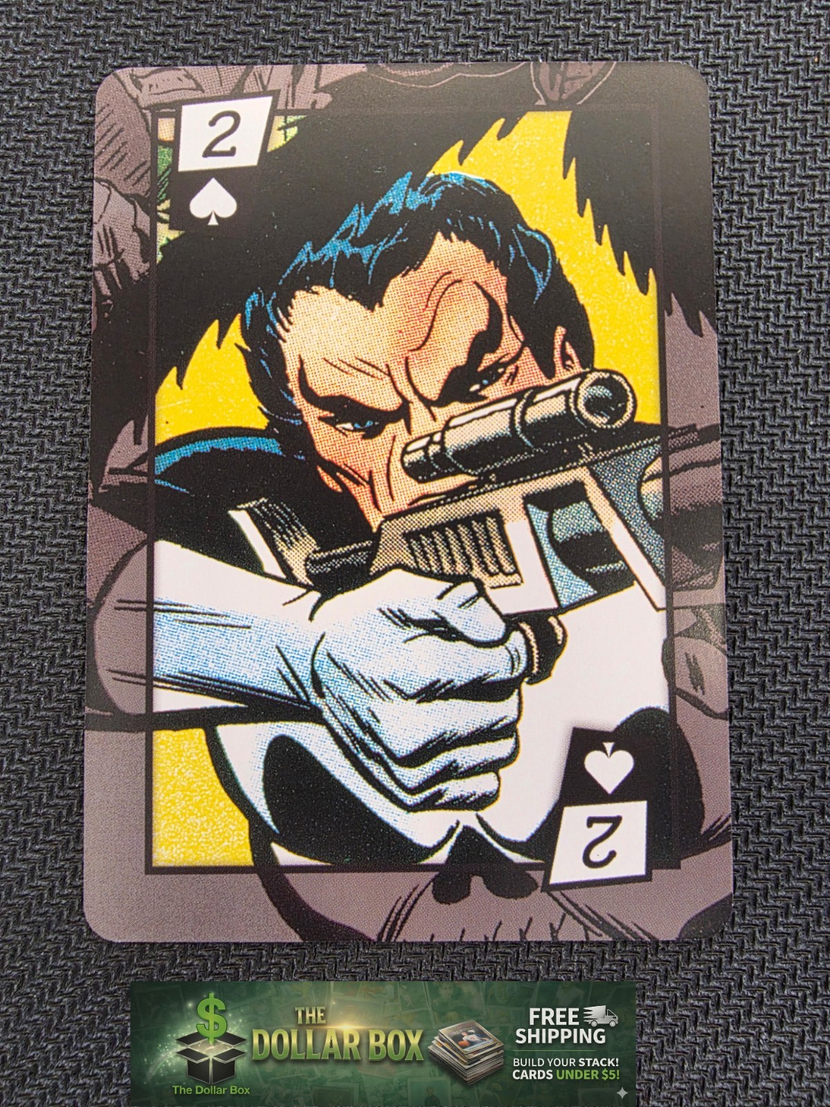 Aquarius Marvel Comics Heroes Playing Card Punisher 2 Spades