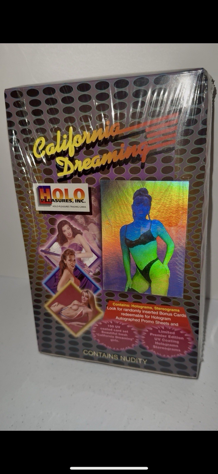 1991 California Dreaming Holo Pleasures Sealed Trading Card Box 36 packs