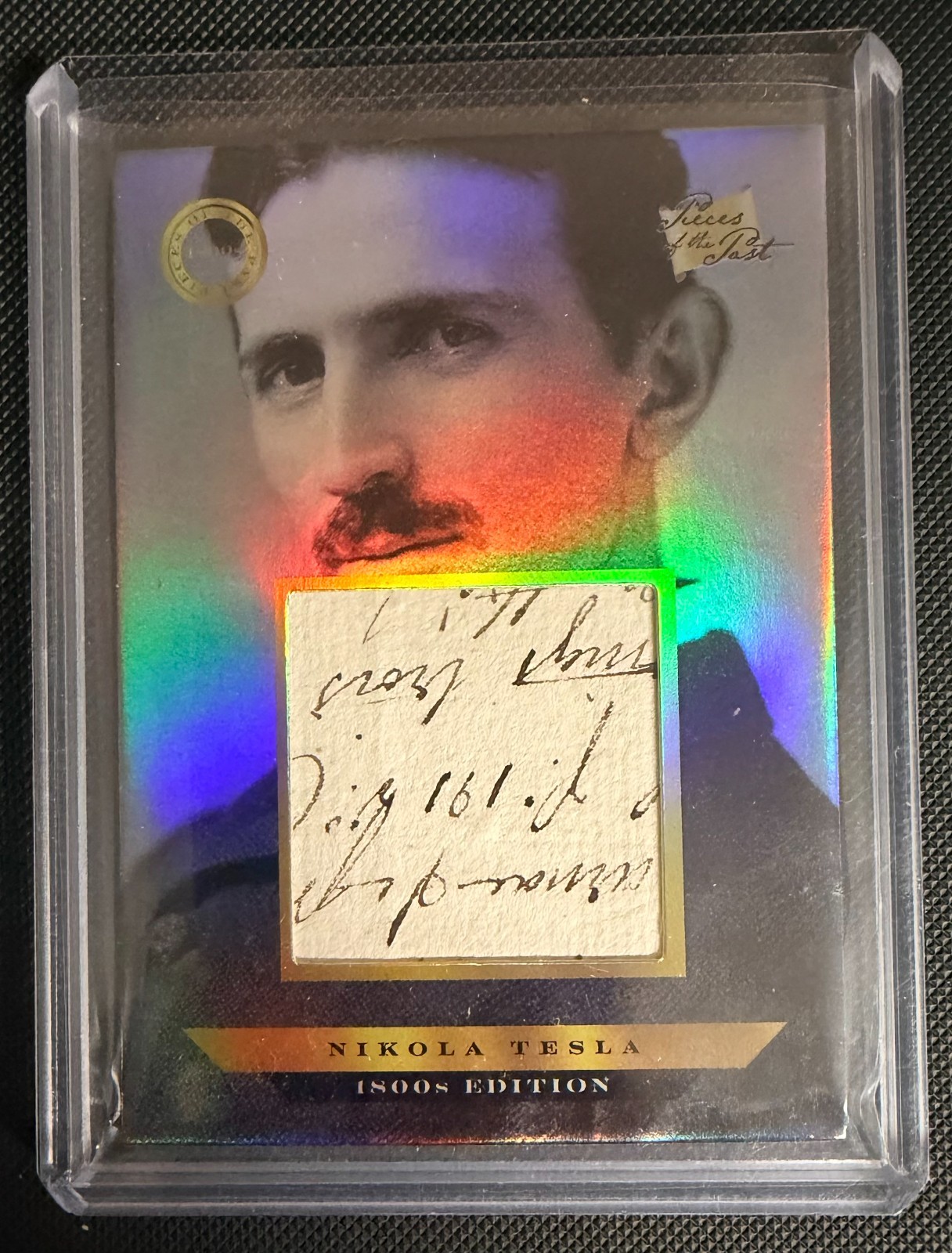 2024 Pieces Of The Past 1800s Edition Nikola Tesla Handwritten Relic