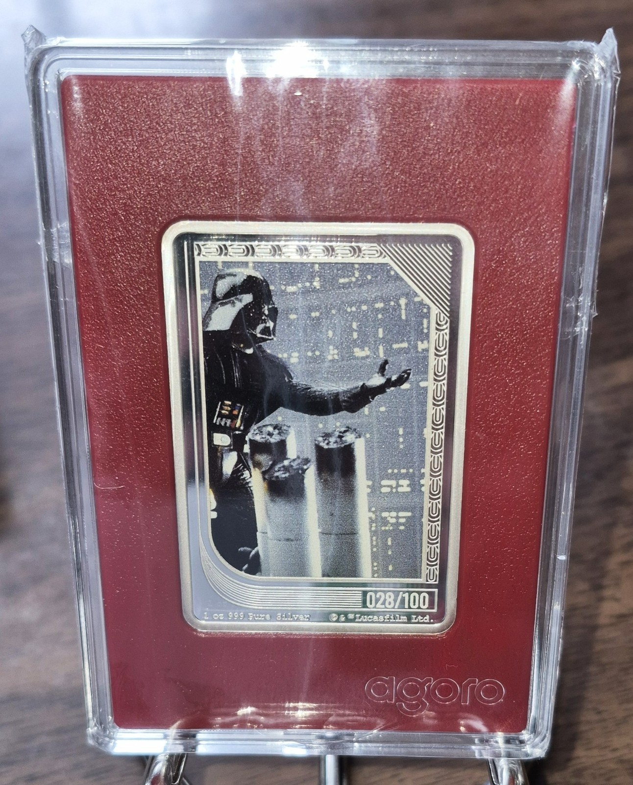 NIUE 2025 AGORO .999 SILVER DARTH VADER # 28/100 vafo